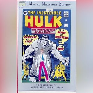 50% OFF-Marvel Milestone Edition-The Incredible Hulk Reprint! Never opened!